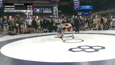 138 lbs Cons. Rd Of 64 - Hunter Hurl, Oregon vs Chase Davis, Ohio