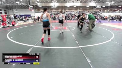 138 lbs Cons. Round 2 - Aubrey Sharbono, Hastings vs Brooklyn Foster, Friends University