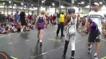 91 lbs Round 5 (6 Team) - Rush Jennett, Team Iowa Red vs Jaesek Homrich, Untouchables Black