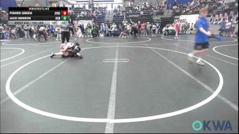 100 lbs Consi Of 4 - Fisher Green, Saints Youth Wrestling Club vs Jace Henson, Team Nomad