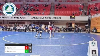 138 lbs 3rd Place - Tharyn Hausler, Bixby High School vs Jakob Romero, Pomona