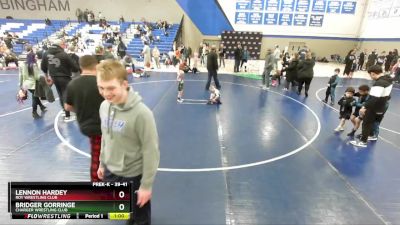 39-41 lbs Round 1 - Bridger Gorringe, Charger Wrestling Club vs Lennon Hardey, Roy Wrestling Club