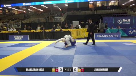 Leo Kalik Miller vs Brandle Rain Bogle 2025 Pan Jiu Jitsu IBJJF Championship