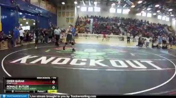 170 lbs Champ. Round 1 - Ronald Butler, Miami Palmetto/ Phoenix Wrestl vs Omer Barak, CFWA @ LHP