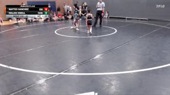 43 lbs Round 2 - Kellen ONeill, Thunder Ridge Outlaws Wrestling Club vs Matteo Sanchez, Idaho Gold Wrestling Association