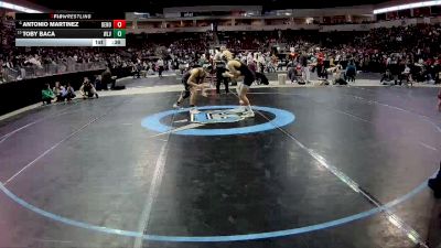 4A 127 lbs Cons. Semi - Toby Baca, West Las Vegas vs Antonio Martinez, Del Norte