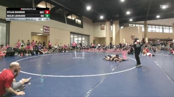 113 lbs Round 5 (6 Team) - Rylan Bowers, North DeSoto Blue vs Malik Leonard, Tallahassee War Noles