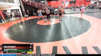 138 lbs Champ. Round 3 - Phoenix Blakely, DAKOTA vs Nick Davidson, Woodstock (MARIAN)