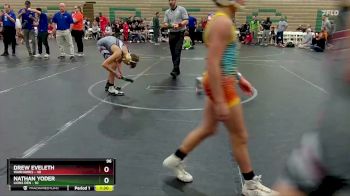 96 lbs Finals (2 Team) - Nathan Yoder, Lions Den vs Drew Eveleth, Warhawks