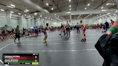 120 lbs Cons. Round 2 - Omar Niyazov, Nova Wrestling Club vs Thomas Potsko, Mat Assassins