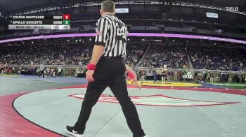 D3-132 lbs Cons. Round 2 - Colton Whittaker, Frankenmuth vs Apollo Goulette, Ogemaw Heights