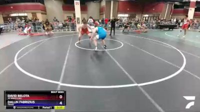 285 lbs Quarterfinal - David Belota, 3F Wrestling vs Dallin Fabrizius, Texas