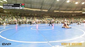 157 lbs Consi Of 8 #1 - Brady Mcalister, SONS OF THUNDER vs Boston Clark, Bruin Elite