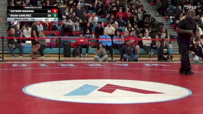 120 lbs Quarterfinal - Zayiden Magana, Western vs Noah Sanchez, Durango