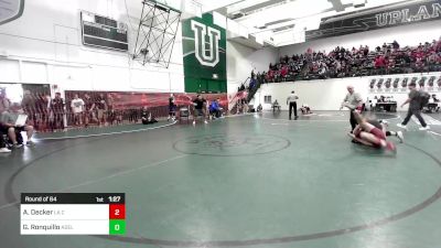 182 lbs Round Of 64 - Andrew Decker, La Canada vs Gilbert Ronquillo, Adelanto