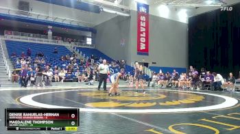 105 lbs Round 1 (16 Team) - Magdalene Thompson, Gilmer County vs Denise Banuelas-Hernandez, Northside Warner Robbins