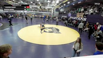 150 lbs Champ. Round 1 - Cooper Hardy, Frenchtown vs Mason Madel, Great Falls High/MSDB, MT