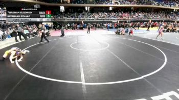 5A 126 lbs Cons. Round 3 - Nadiyah Elizondo, College Station vs Savannah Schaaf, Comal Pieper