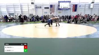 86 lbs Quarterfinal - Malakii Martin, Top Notch WC vs Liam Smith, Granite WC