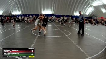 110 lbs Round 3 (8 Team) - Bradley Bauman, Westshore vs Dominic Jacobucci, Lake WC