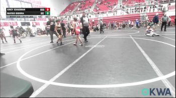 70-75 lbs Semifinal - Grey Edgeman, Rough Riders vs Mateo Sierra, OKC Saints Wrestling