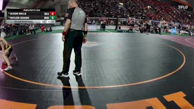 3A 98 lbs Quarterfinal - Taylor Izzard, Marsing vs Jaxon Mills, Malad