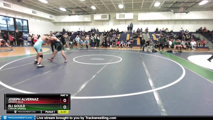 182 lbs Cons. Round 4 - Eli Gould, Canyon Springs vs Joseph Alvernaz ...