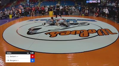 120 lbs Quarters - Liston Seibert, OH vs Weston Borgers, OH