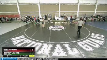 84 lbs Champ. Round 1 - Coby Johnson, Oregon vs Bentley Lenhard, Shootbox WC