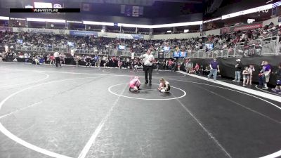 45.3-49 lbs Consi Of 8 #1 - Alona King, East Kansas Eagles vs Paisleigh Smith, Sparta Junior Bulldogs