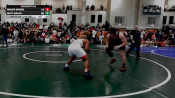 215 lbs Round Of 16 - Sincer McNeil, New Bedford vs Matt Walsh, Duxbury