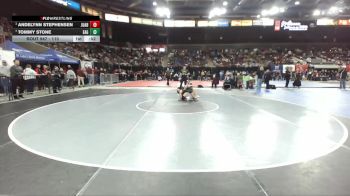 110 lbs Cons. Round 6 - Tommy Stone, Eagle vs Andelynn Stephensen, Juab