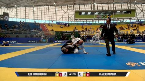 Claudio Miraglia vs Jose Ricardo Bohm 2026 Brasileiro Jiu-Jitsu IBJJF