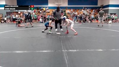 70 lbs Champ. Round 1 - James Beaudoin, Eastside Youth Wrestling vs Jamie Bigler, Legacy Elite Wrestling Club