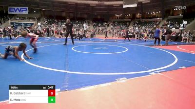 55 lbs Quarterfinal - Kason Gabbard, Raw Wrestling Club vs Elijah Mote, Bartlesville Wrestling Club