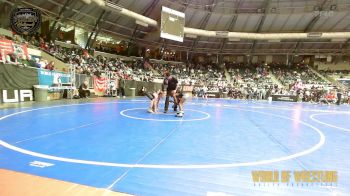 80 lbs Consi Of 8 #2 - Tajuan Davis, Team Tulsa Wrestling Club vs Nixen Thiele, Coachella Valley