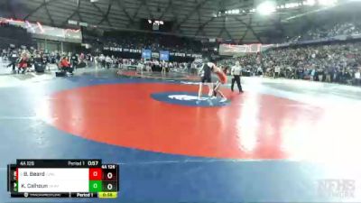 4A 126 lbs Quarterfinal - Blaine Beard, Central Valley vs Kai Calhoun, Graham-Kapowsin