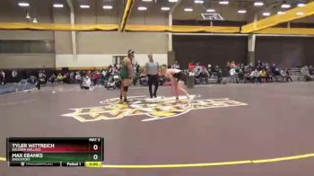 157 lbs Cons. Round 1 - Tyler Wittreich, Baldwin Wallace vs Max Ebanks, Brockport