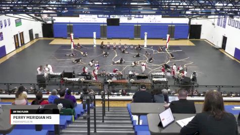 Perry Meridian HS "Indianapolis IN" at 2025 WGI Perc Indianapolis Regional