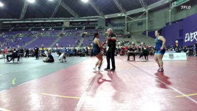 207 lbs Round 1 (16 Team) - Isabella Urias, Dickinson State vs Sydnee Nielson, University Of Providence