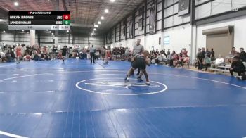 165 lbs Allday - Jake Sinram, MAT RATS WRESTLING CLUB vs Mikah Brown, JAMES ISLAND WRESTLING CLUB