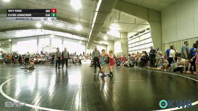 52 lbs Round Of 16 - Tayt Todd, Eufaula Ironheads Wrestling Club vs Clyde Longcrier, Claremore Wrestling Club