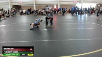 43 lbs Round 2 - Marcelyn Keiser, Ezra Eby Elementary School vs Samuel Rich, Standish Sterling Elementary