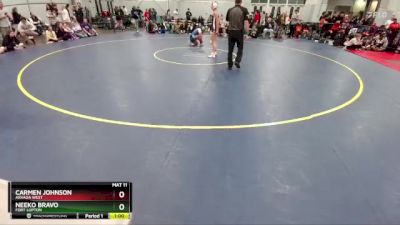 140 lbs Cons. Round 2 - Neeko Bravo, Fort Lupton vs Carmen Johnson, Arvada West