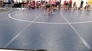 110-120 lbs 3rd Place Match - Mabel Rogers, Republic vs Zandra Vock, Oregon