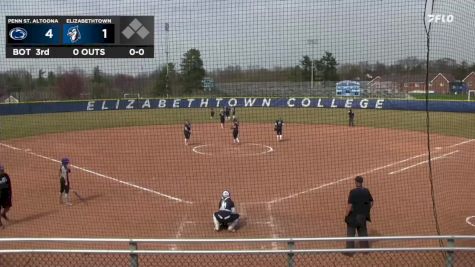 Replay: Penn St.-Altoona vs Elizabethtown - DH | Mar 30 @ 2 PM