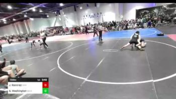 130 lbs Consi Of 8 #2 - Jazmin Ramirez, Iron Addicts vs Alana Washington, Snake Pit WC