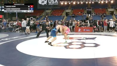 175 lbs Champ. Rd Of 32 - Jakob Hoke, Ohio vs Jared Remington, Texas