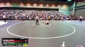 113 lbs Champ. Round 2 - Reshad Ahmadi, James Logan vs Daniel Gonalez, Edison