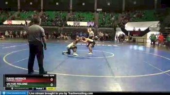 138 lbs Cons. Semi - VICTOR MALONE, St. John Paul II vs David Herrick, Cherokee County